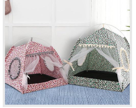 Cat Litter Bed Removable Washable Small Tent Shelter