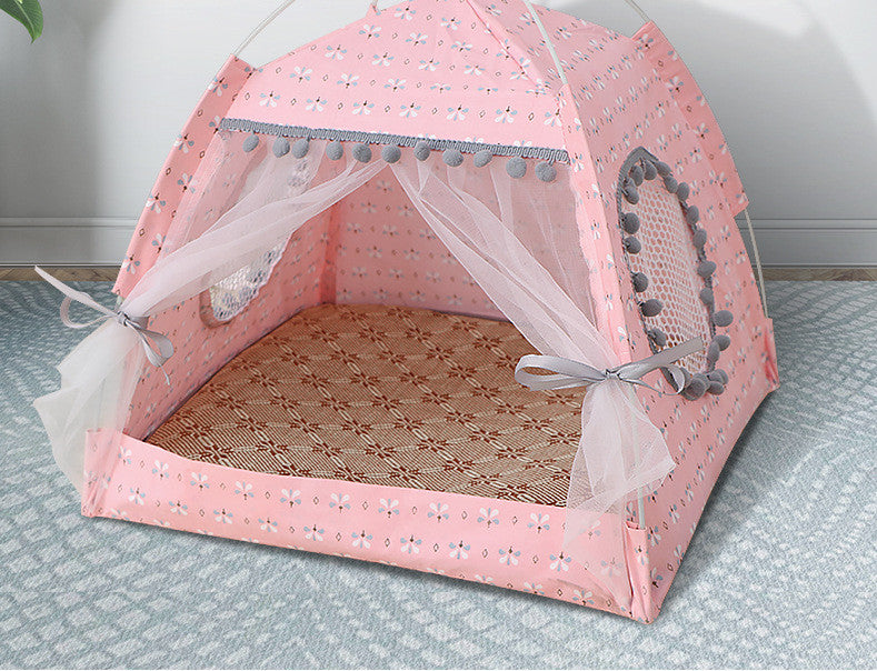 Cat Litter Bed Removable Washable Small Tent Shelter