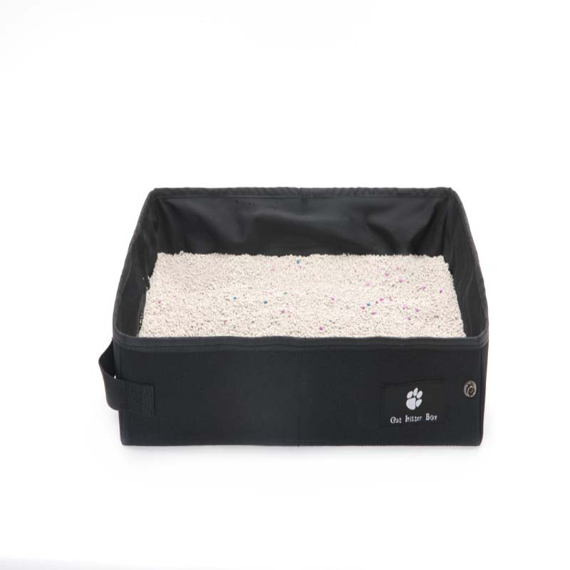Outdoor Travel Portable Folding Collapsible Cat Litter Box