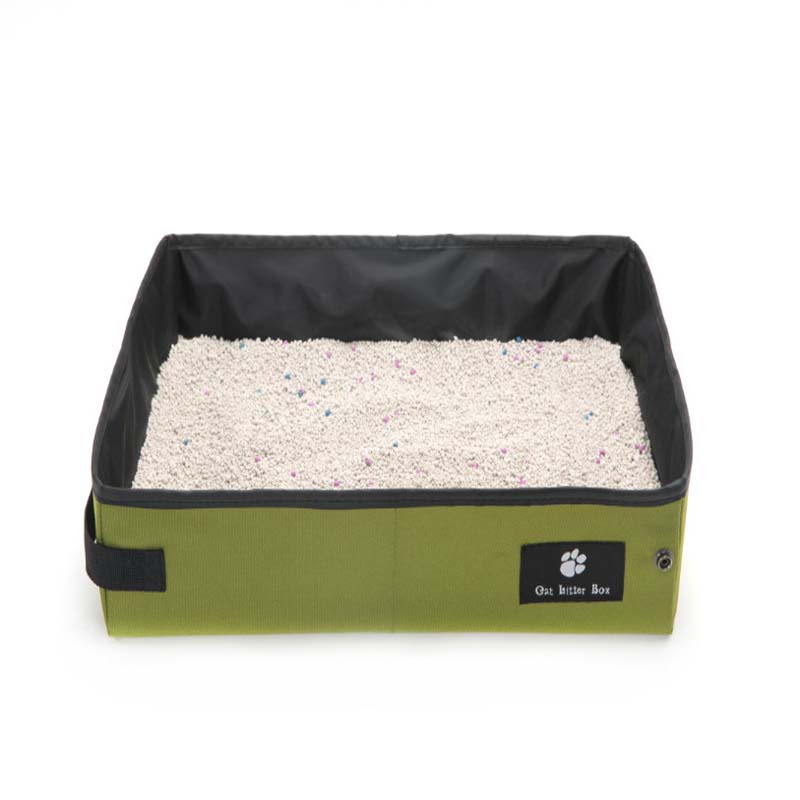 Outdoor Travel Portable Folding Collapsible Cat Litter Box