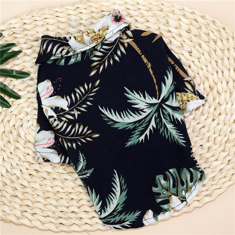 Hawaiian Teddy Small Dog Dog Shirt Cloth Cat Clothes - Majestic Pet Kingdom