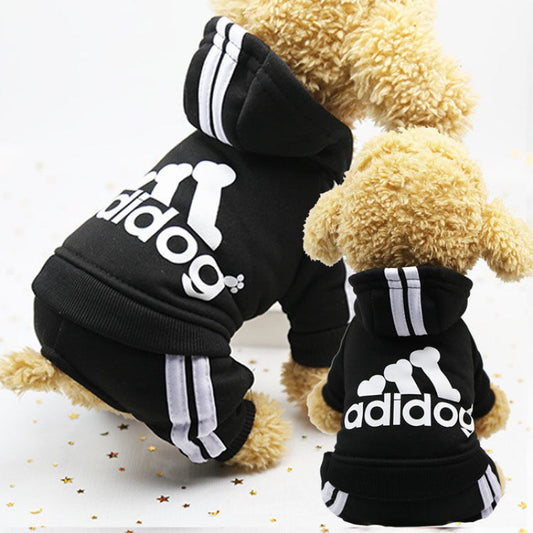 Autumn And Winter New Four-Legged Dog Clothes Teddy Bichon Hiromi Winter Clothes Thickened Pet Clothes Cute - Majestic Pet Kingdom
