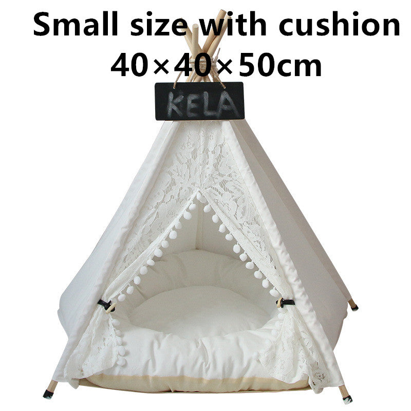 Indian Style Teepee Tent for Small & Medium Dogs - Majestic Pet Kingdom