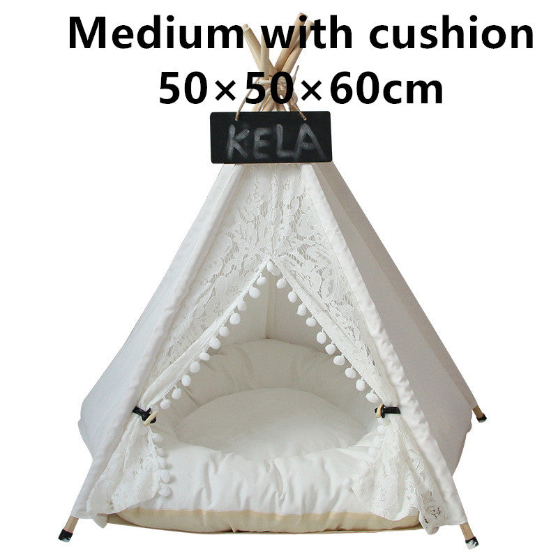 Indian Style Teepee Tent for Small & Medium Dogs - Majestic Pet Kingdom