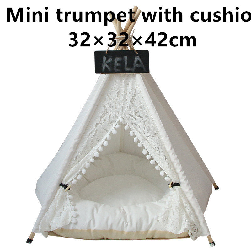 Indian Style Teepee Tent for Small & Medium Dogs - Majestic Pet Kingdom