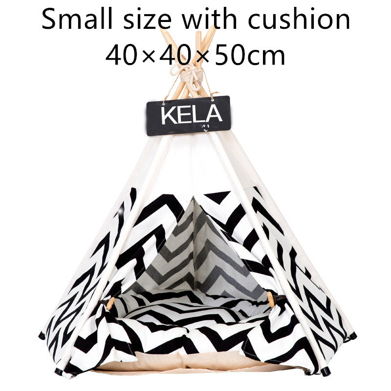Indian Style Teepee Tent for Small & Medium Dogs - Majestic Pet Kingdom