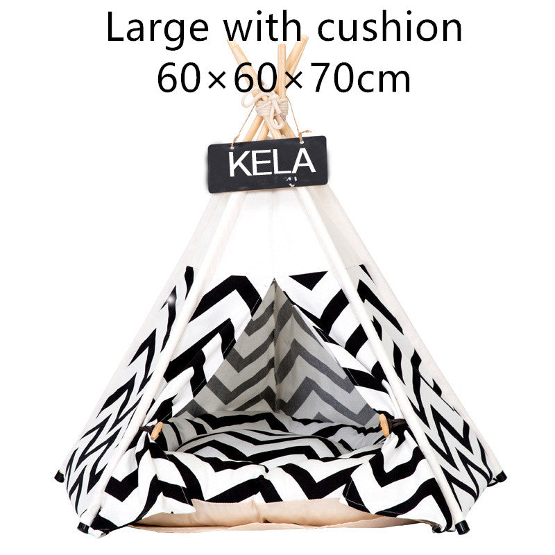 Indian Style Teepee Tent for Small & Medium Dogs - Majestic Pet Kingdom