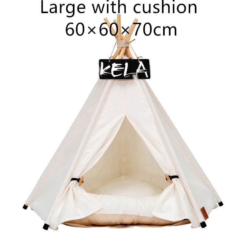 Indian Style Teepee Tent for Small & Medium Dogs - Majestic Pet Kingdom