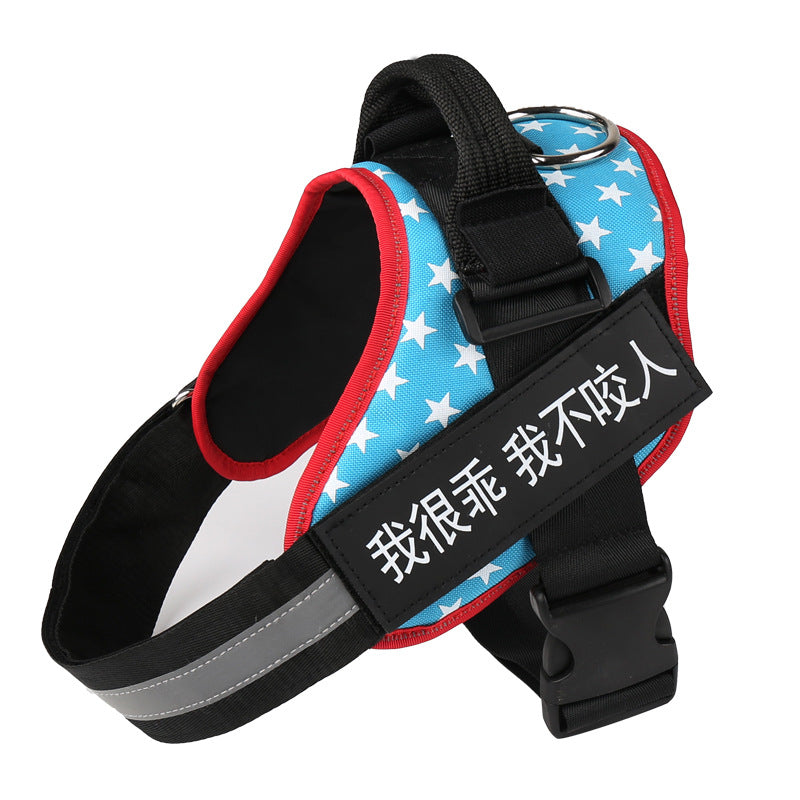 Dog Harness Adjustable Step-In Breathable Mesh Walking Vest