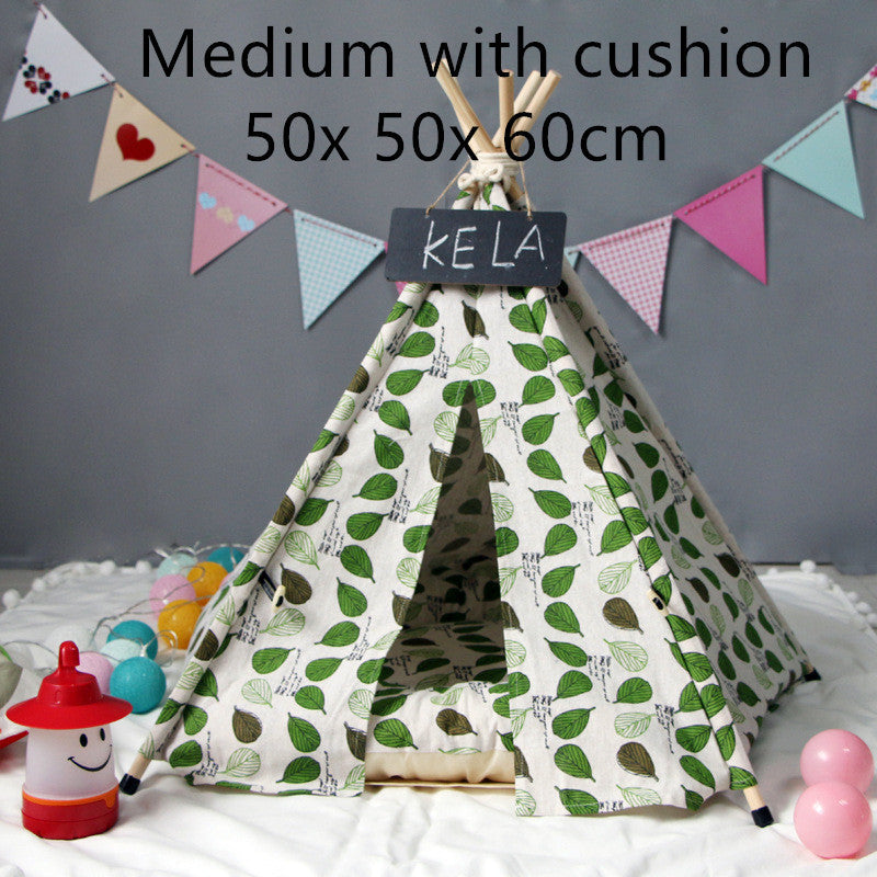 Indian Style Teepee Tent for Small & Medium Dogs - Majestic Pet Kingdom