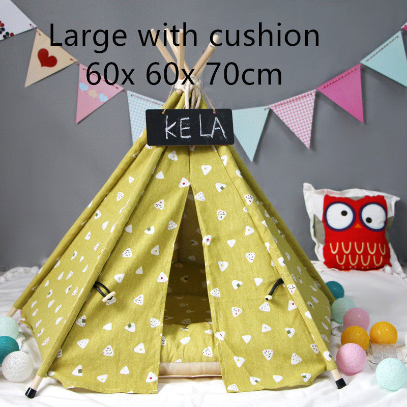 Indian Style Teepee Tent for Small & Medium Dogs - Majestic Pet Kingdom