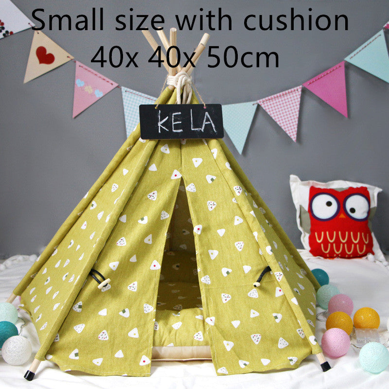 Indian Style Teepee Tent for Small & Medium Dogs - Majestic Pet Kingdom