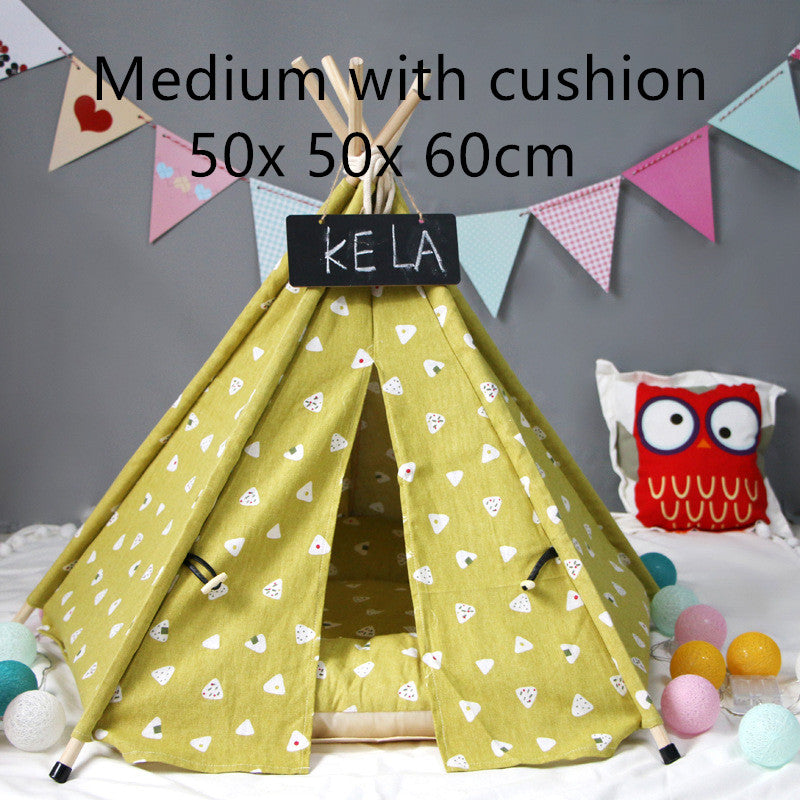 Indian Style Teepee Tent for Small & Medium Dogs - Majestic Pet Kingdom
