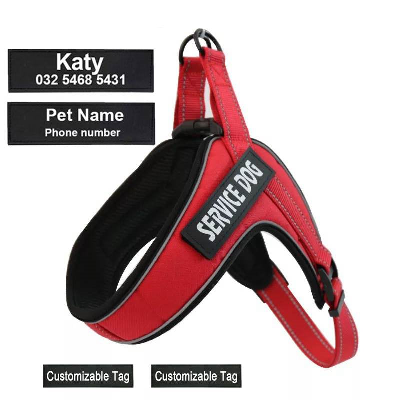 Custom Breathable Harness Vest for Dog with Reflective Strip and Metal | Majestic Pet Kingdom™