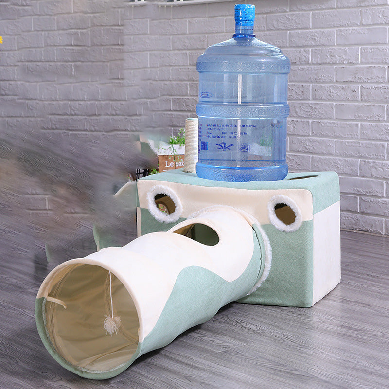 Cat Cave House Closed Four Seasons Universal Play Tunnel - Majestic Pet Kingdom