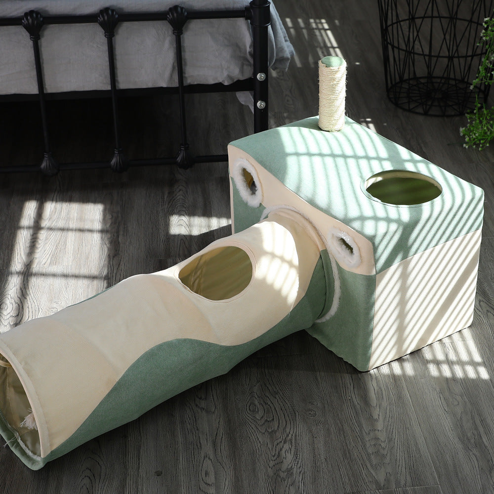 Cat Cave House Closed Four Seasons Universal Play Tunnel - Majestic Pet Kingdom