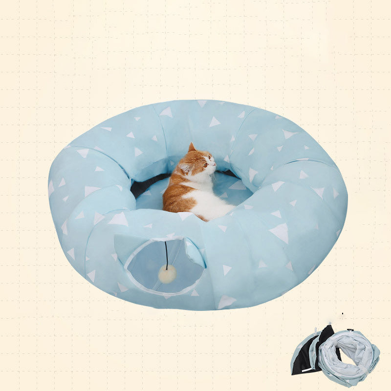 Cat Cave House Closed Four Seasons Universal Play Tunnel - Majestic Pet Kingdom