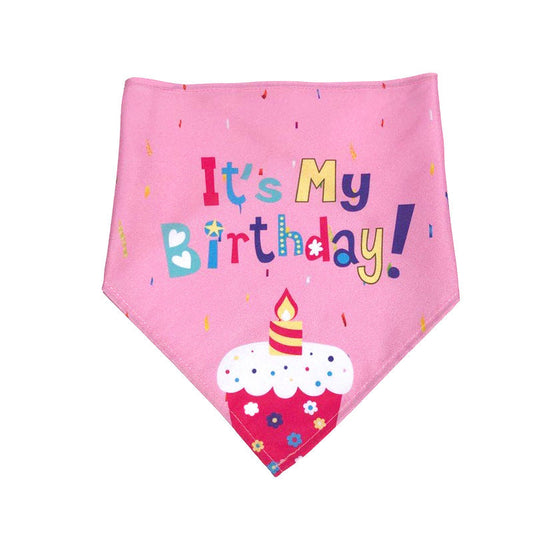 Dog Bandana Birthday Celebration Party Triangle Scarf Bib