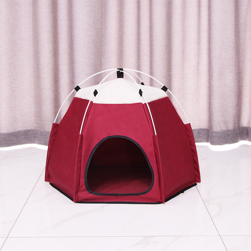 Cat Litter Kennel Cage Warm Tent Enclosure House Bed - Majestic Pet Kingdom