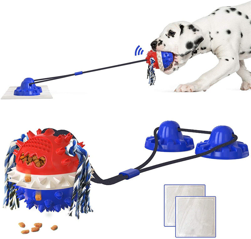 Heavy-Duty Suction Cup Tug Toy for Aggressive Chewers