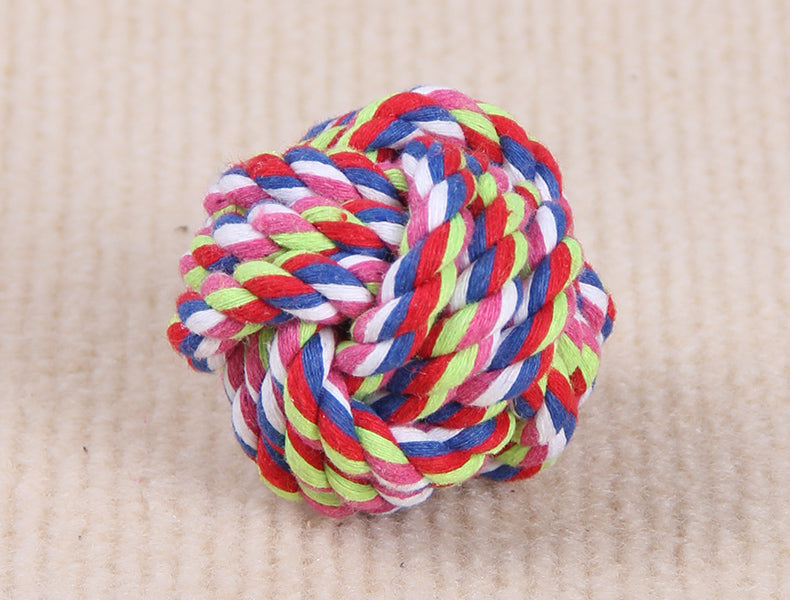 Toy Knot Molar Teeth Resistant Teeth Clean Teeth Knitting Ball Teddy Golden Retriever