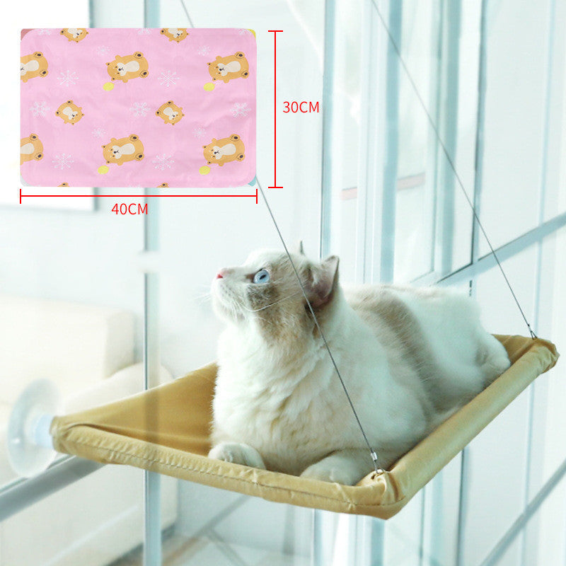 Cat Window Hammock Suction Cup Sunbathing Swing Perch Bed Shelf - Majestic Pet Kingdom