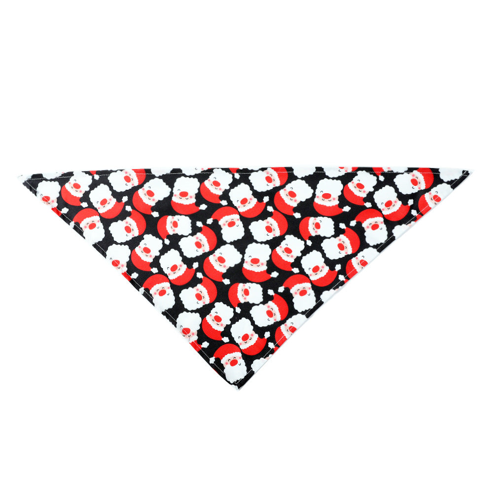 Christmas Pet Saliva Towel & Triangle Scarf