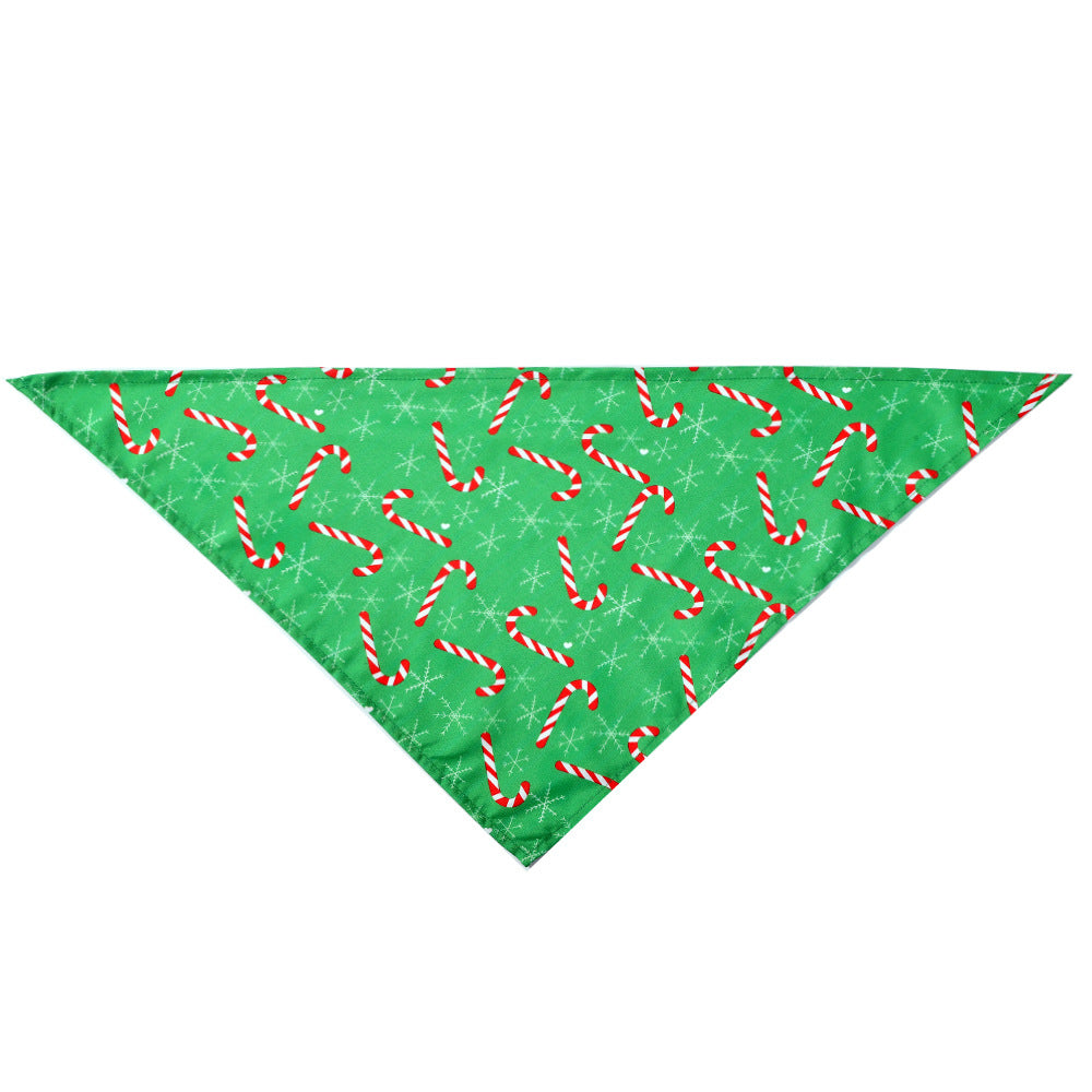 Christmas Pet Saliva Towel & Triangle Scarf
