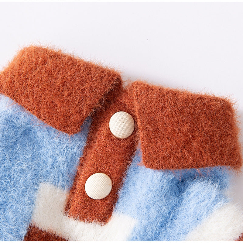 Little Dog Clothes For Autumn And Winter, Small Dog For Winter Warmth, Teddy Bichon Frise POLO Collar Pet Winter Two-legged Sweater - Majestic Pet Kingdom