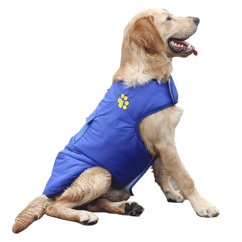 Dog Vest Waterproof Reversible Warm Winter Jacket for Pets