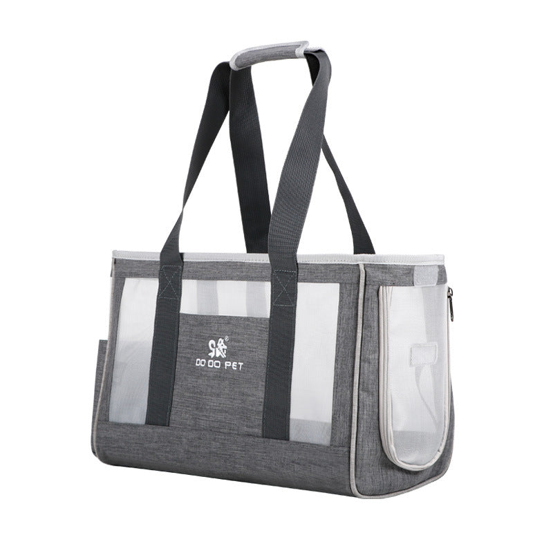 Dog Carrier Backpack Large Capacity Breathable Travel Handbag - Detail Angle 5 | Majestic Pet Kingdom