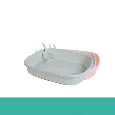 Cat Litter Box Large Detachable Anti-Splashing Pet Pan