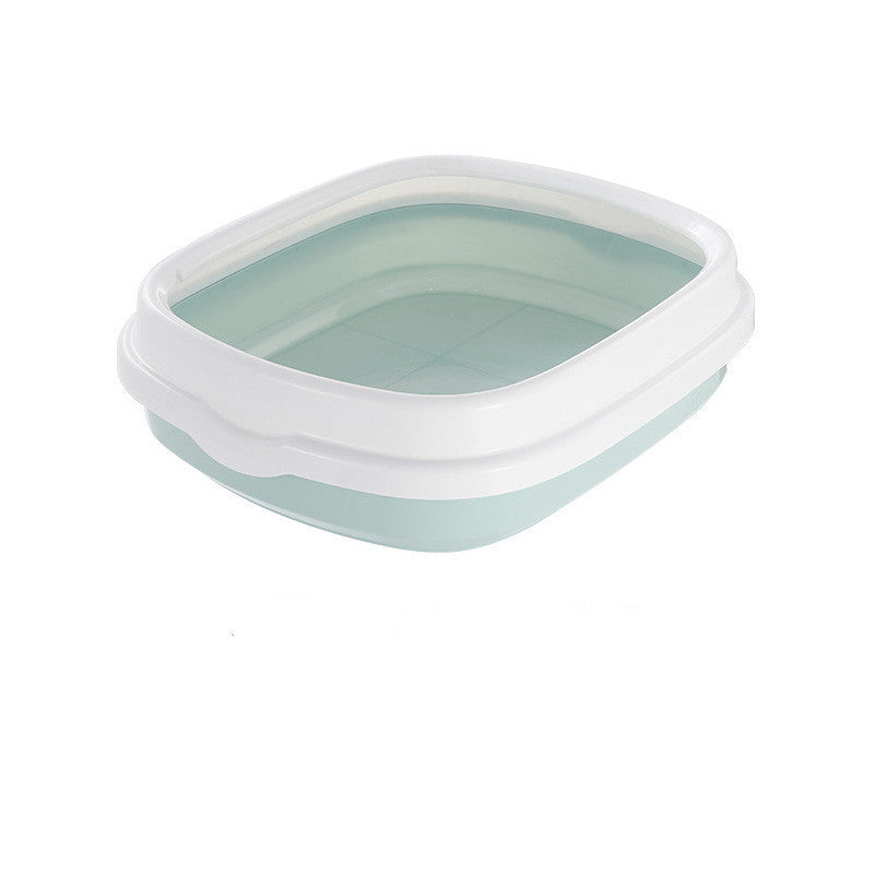 Cat Litter Box Large Detachable Anti-Splashing Pet Pan