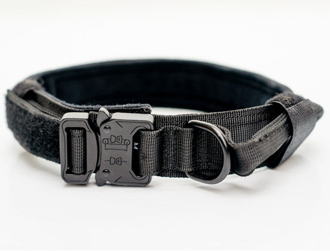 Dog Collar Heavy Duty Nylon Adjustable Strap for Large Dogs - Detail Angle 3 | Majestic Pet Kingdom