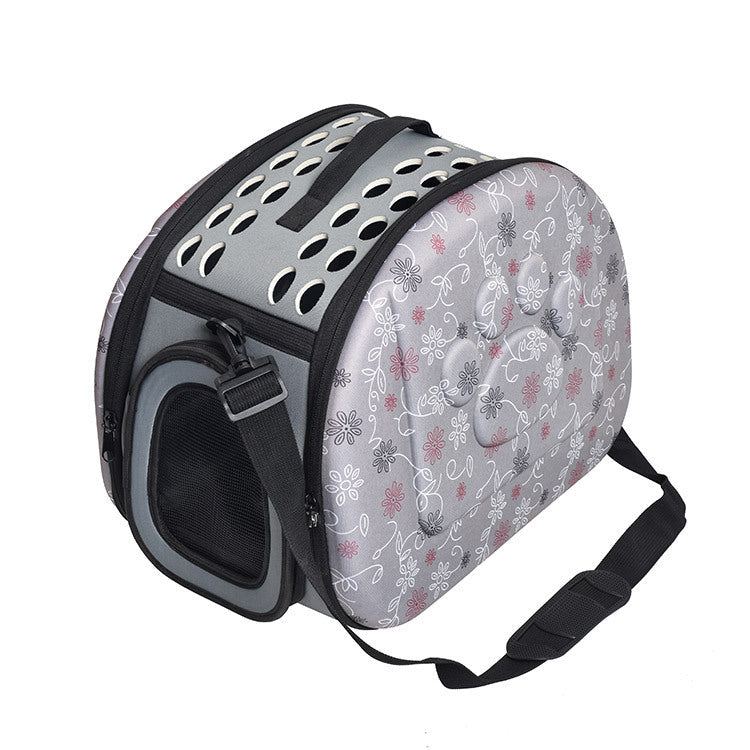 Dog Carrier Backpack Foldable Breathable Mesh Travel Tote Bag - Detail Angle 3 | Majestic Pet Kingdom