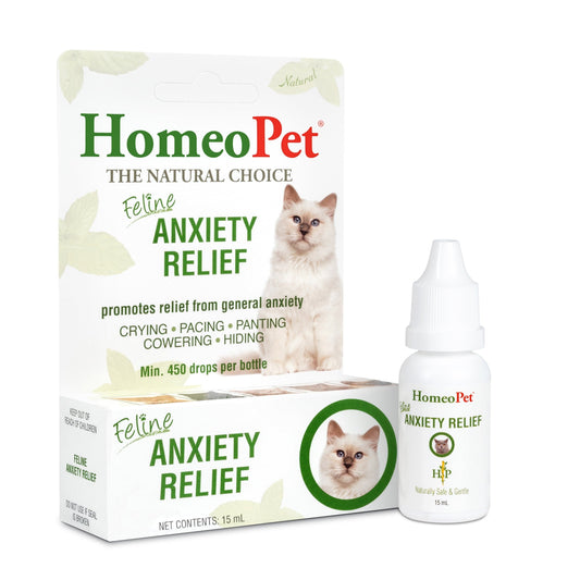 HomeoPet Feline Anxiety Relief 15mL For Cats