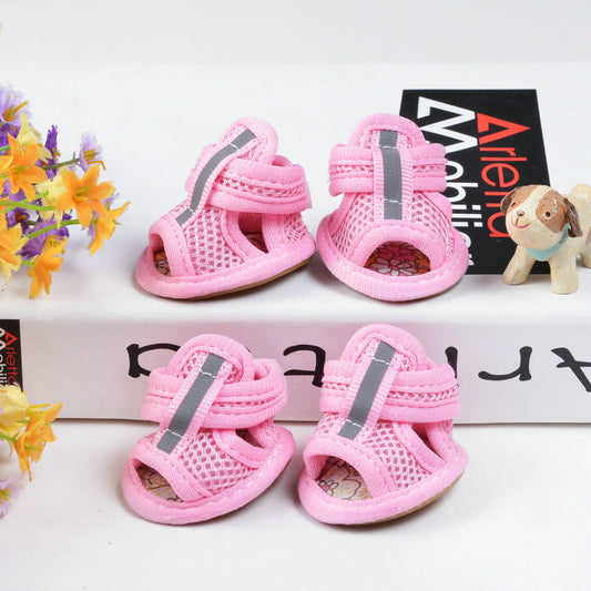 Dog Shoes Non-Slip Rubber Sole Soft Paw Boots for Small Dogs