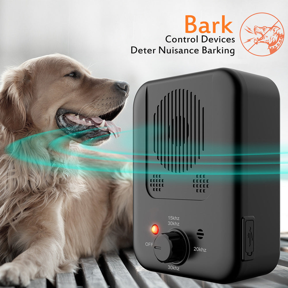 Pets Dog Anti Barking Device Pet Dog Ultrasonic Anti Barking Collars Repeller Outdoor Dogs Stop No Bark Control Training Device Supplies - Majestic Pet Kingdom