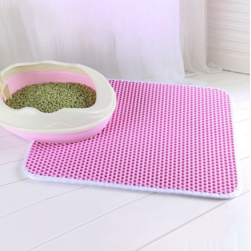 Cat Litter Mat Double-Layer EVA Waterproof Trapper Pad Rug - Detail Angle 5 | Majestic Pet Kingdom