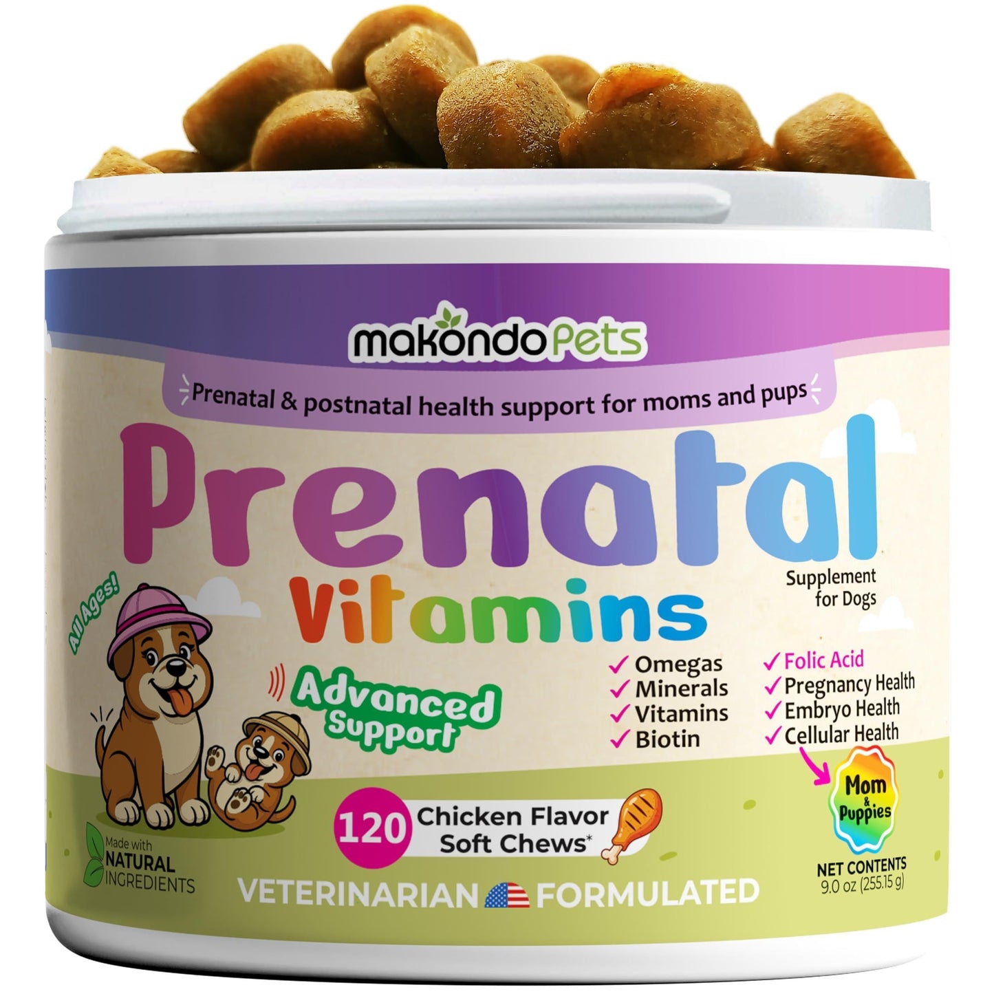 Dog Prenatal Vitamins Folic Acid - Everyday Pet Essential - Majestic Pet Kingdom
