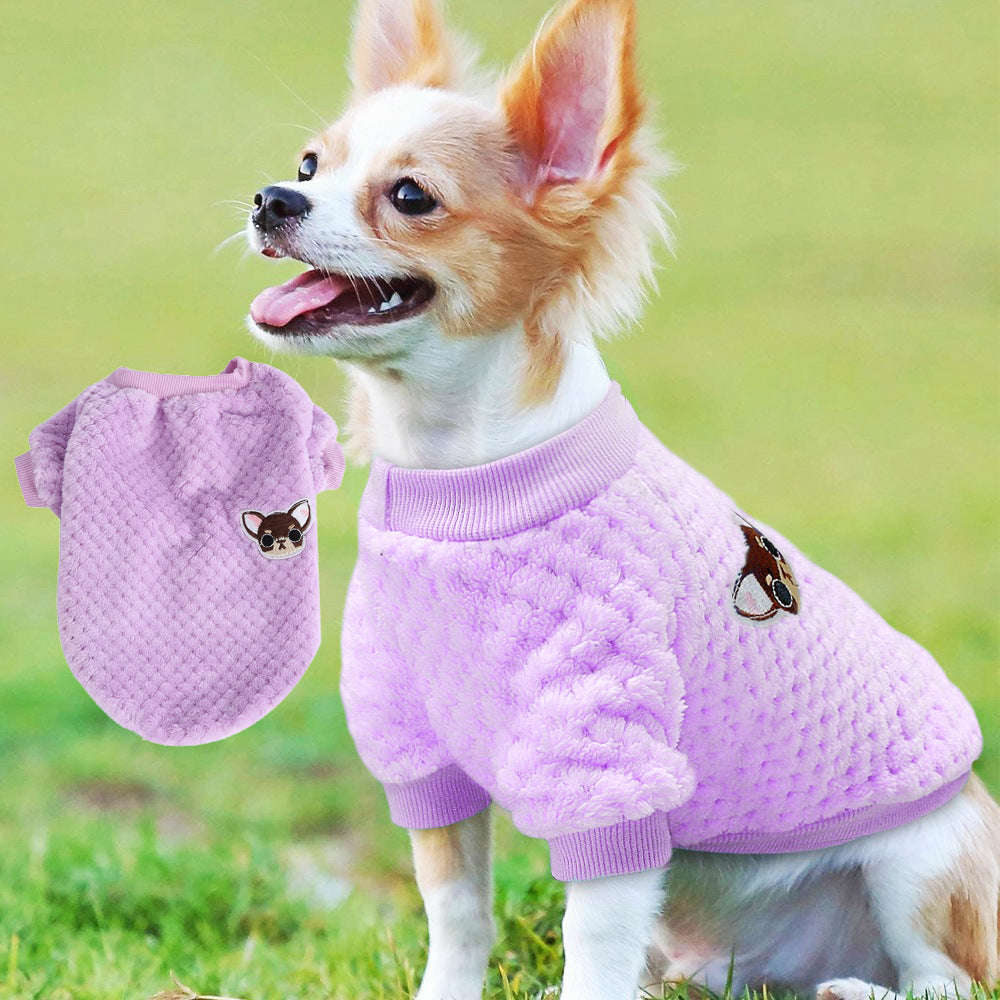 Winter Soft Warm Pet Dog Jacket Coat Dog Clothes Puppy Kitten Clothing For Small Medium Dogs - Majestic Pet Kingdom