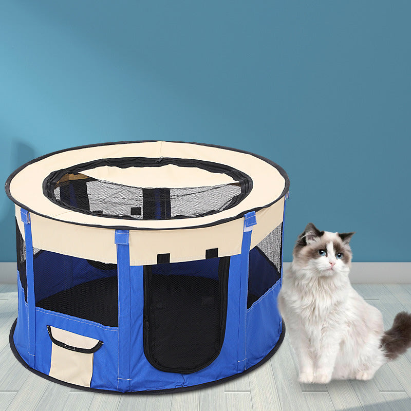 Foldable Enclosed Indoor Tent Bed for Dogs & Cats - Majestic Pet Kingdom