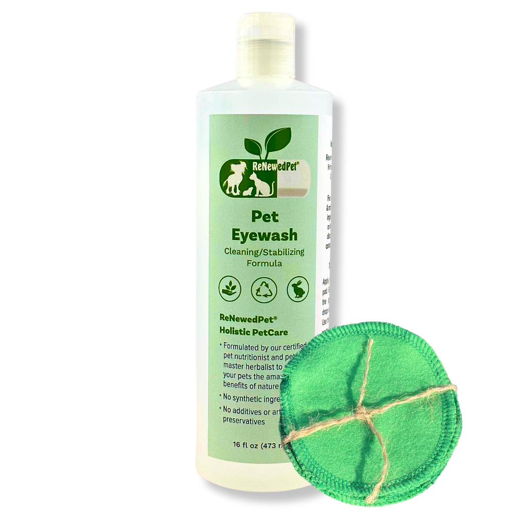 Pet Eye Wash Natural Sterile Cleansing Solution Drops 4oz
