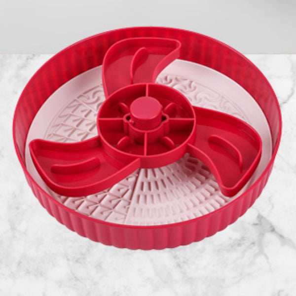 Pet Food Basin Rotating Game Board Anti-choke Silica Gel Pad Feeding