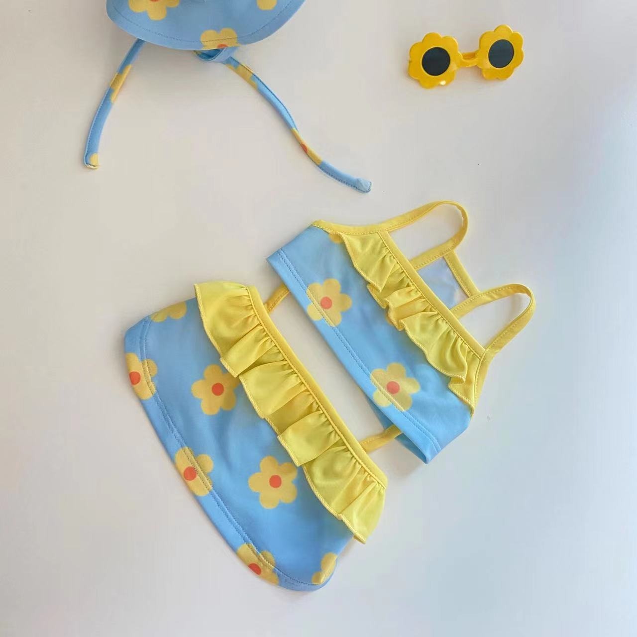 Dog Swimsuit Cute Bikini Print Breathable Beach Jumpsuit Clothes - Detail Angle 4 | Majestic Pet Kingdom