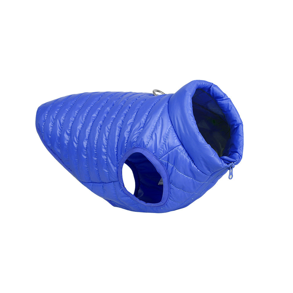 New Pet Dog Clothing Autumn And Winter Full Nylon Zipper Puppy Jacket Dog Clothing - Majestic Pet Kingdom