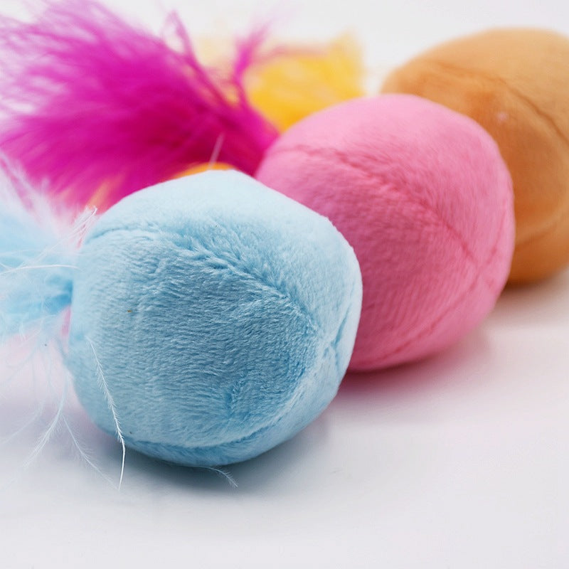 Vocal catnip cat claw toy ball