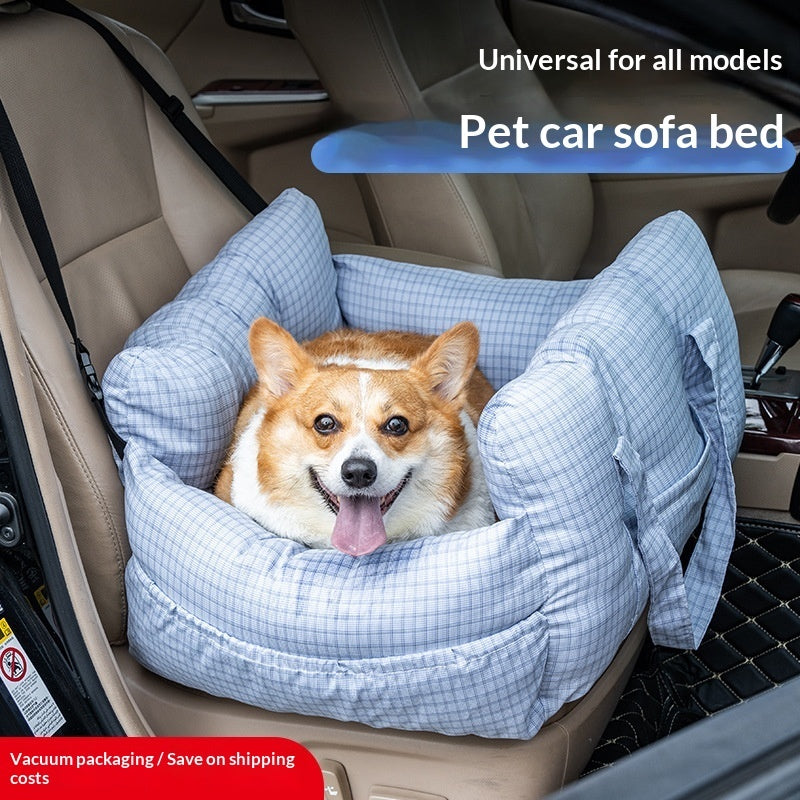 Dog Car Seat Vehicle Safety Nest Booster Bed for Small Dogs - Detail Angle 2 | Majestic Pet Kingdom