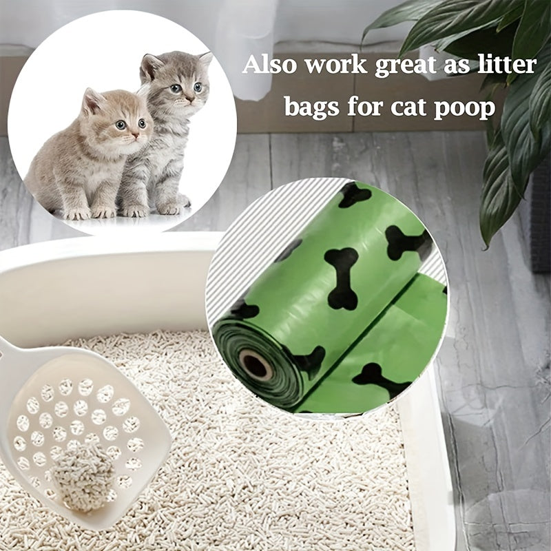 Dog Waste Bags Biodegradable Thickened Poop Dispenser - Majestic Pet Kingdom