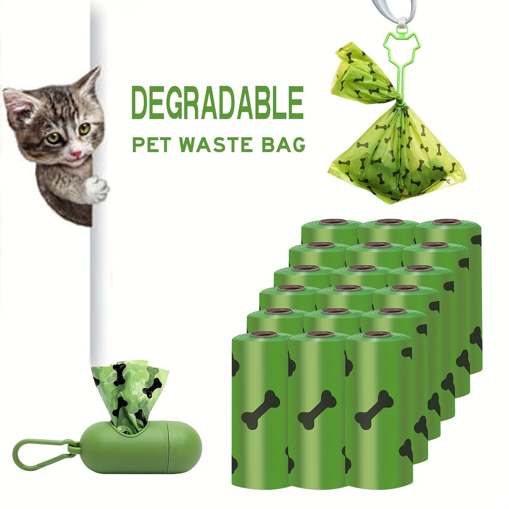 Dog Waste Bags Biodegradable Thickened Poop Dispenser - Majestic Pet Kingdom